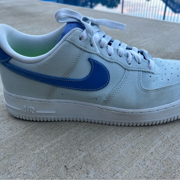 Nike Women's Air Force 1 Blue Tint Polar Sneakers - Picture 1 of 14